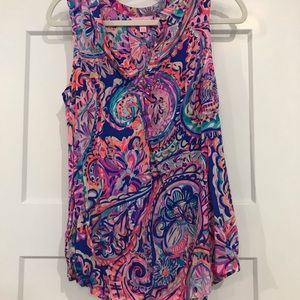 NWT Lilly Pulitzer Stacey top drop me a lime